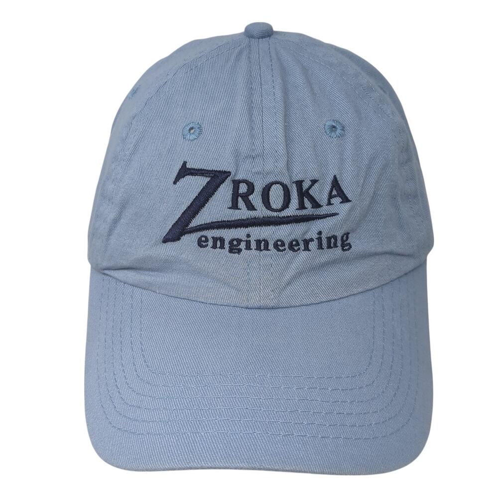 Zroka Engineering Slideback Baseball Cap Blue One Size Adjustable Harriton